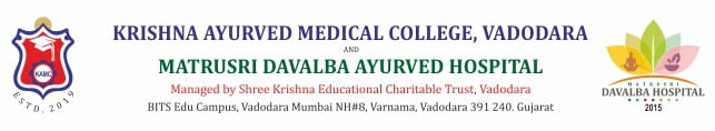 KRISHNA AYURVED MEDICAL COLLEGE (KAMC) AND MATRUSRI DAVALBA AYURVED HOSPITAL (MDAH) Alamgir, Gujarat